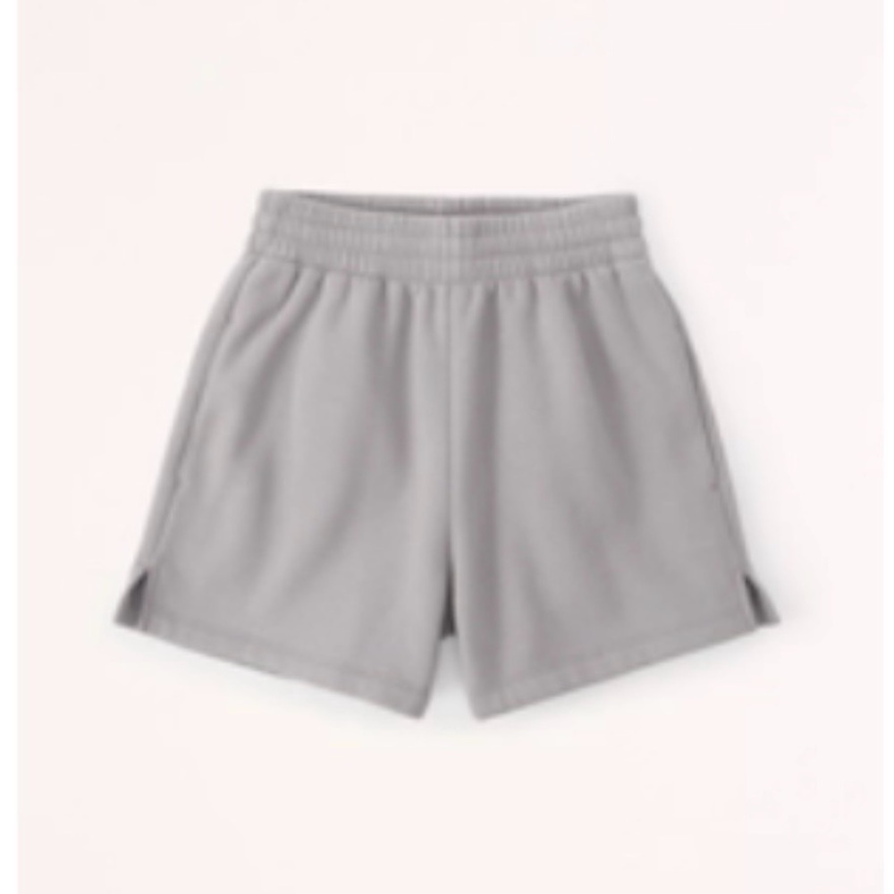 Abercrombie & Fitch Light Gray Athletic Shorts